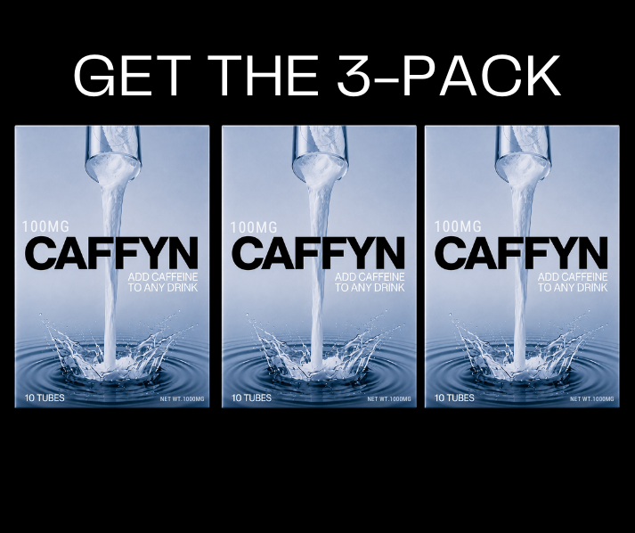 CAFFYN 100mg caffeine powder sticks 30 pack – energy add-on