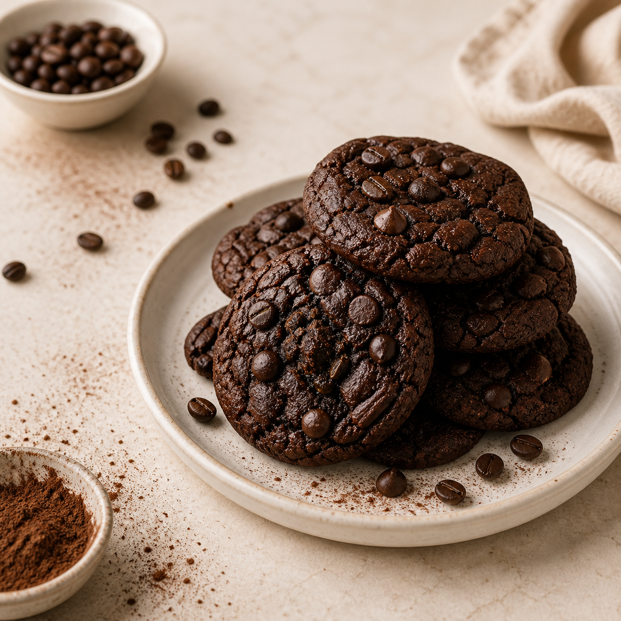 Chocolate Espresso Cookies