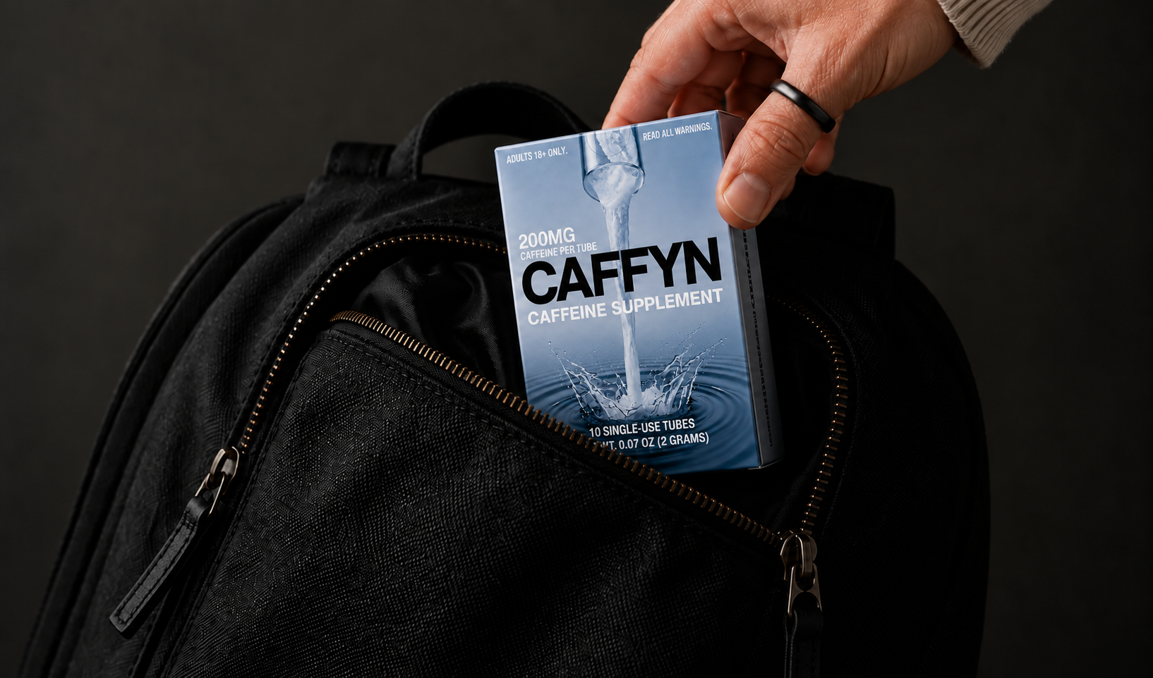 CAFFYN portable pack for customers on the go